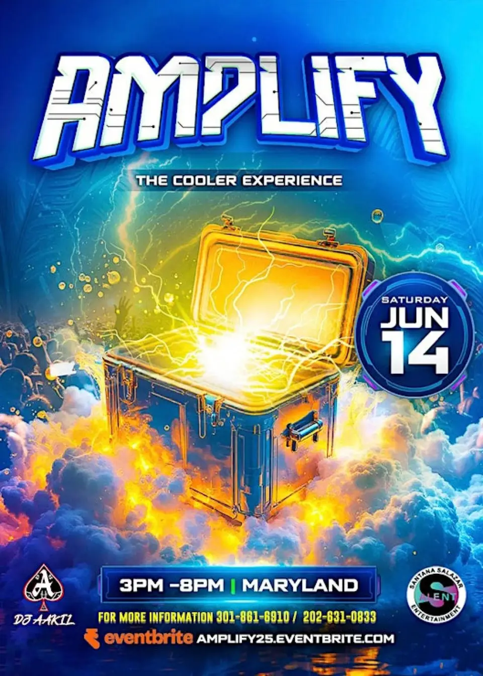 Amplify flyer or graphic.
