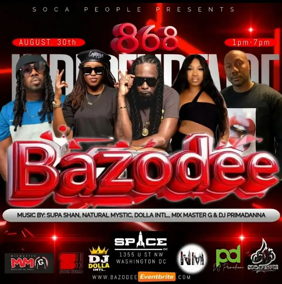 BAZODEE flyer or graphic.