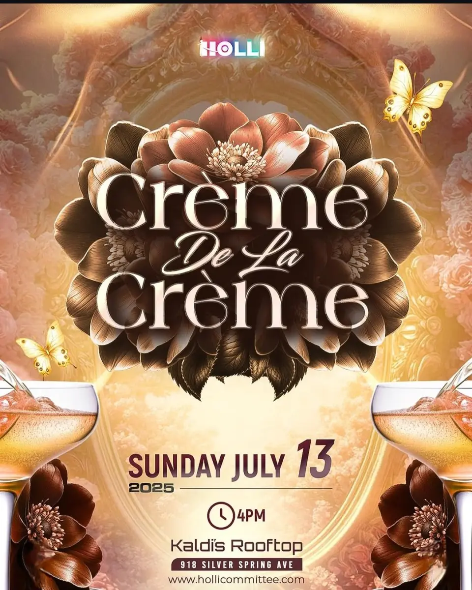 Creme de la Creme flyer or graphic.