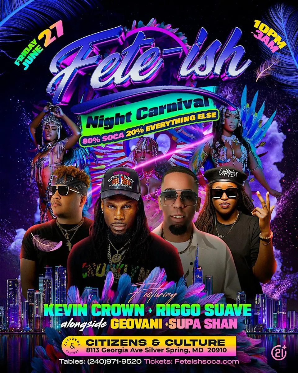 Fetetish Soca  flyer or graphic.