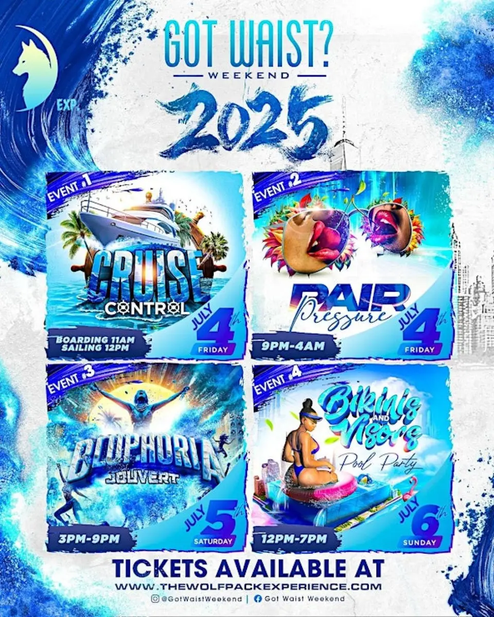 Got Waist Jouvert flyer or graphic.