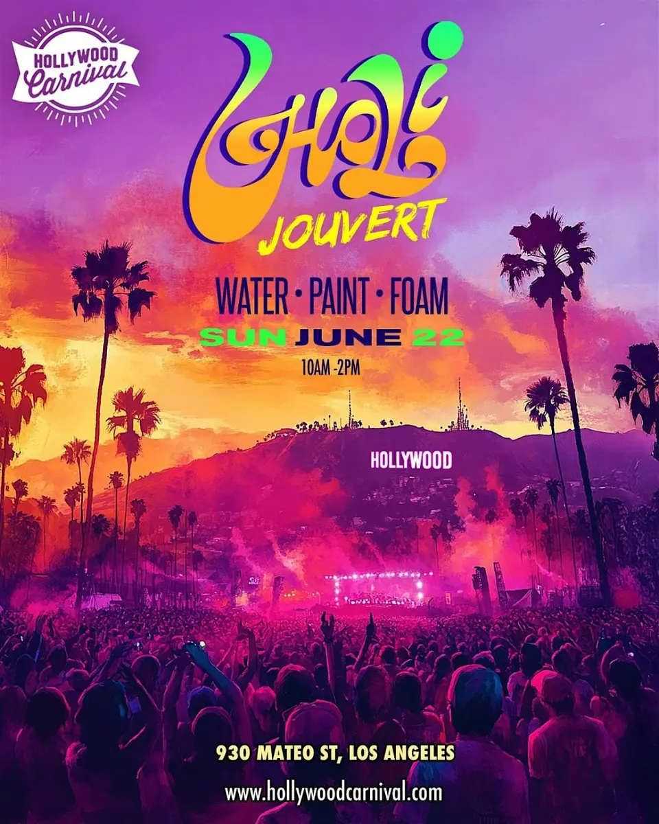 Holi Jouvert 2025 flyer or graphic.
