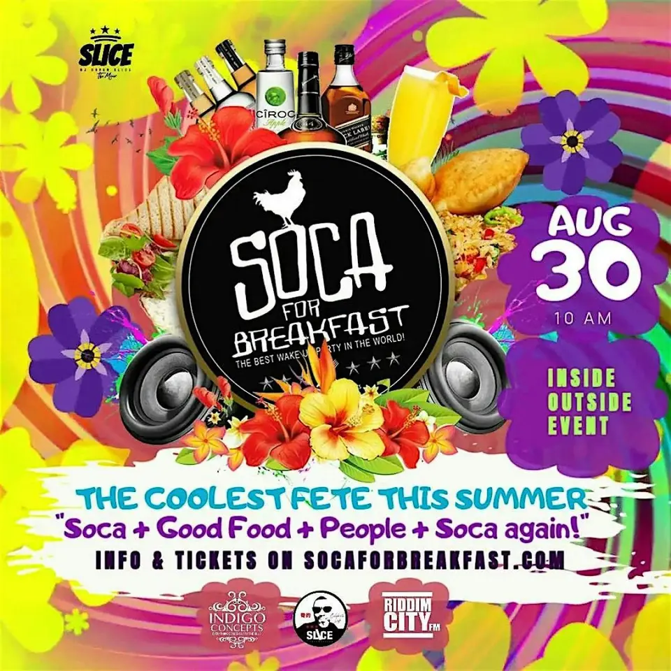 Soca For Breakfast - Summer Edition flyer or graphic.