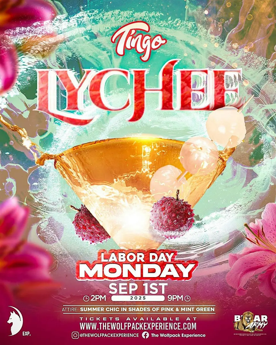 Tingo Lychee flyer or graphic.