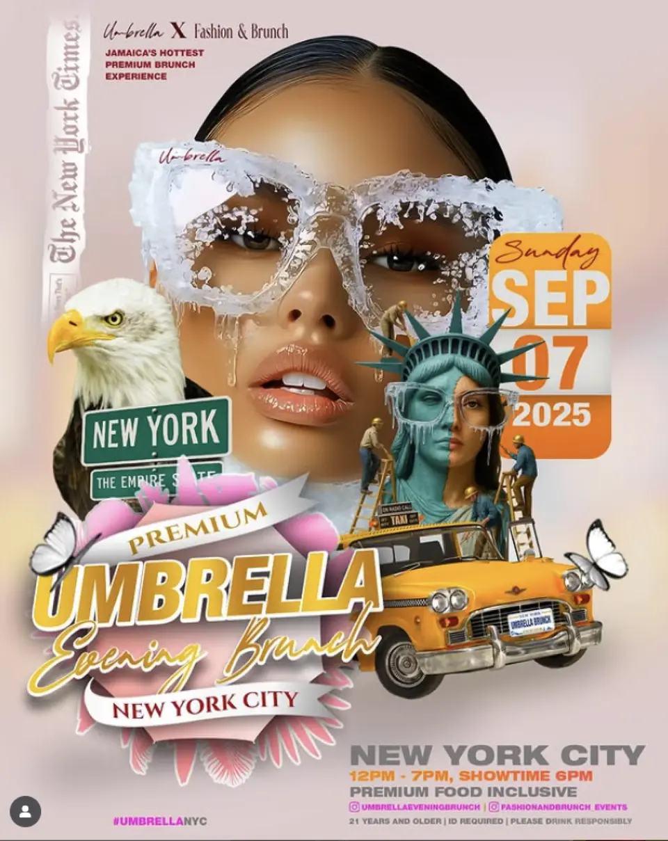 Umbrella Evening Brunch flyer or graphic.