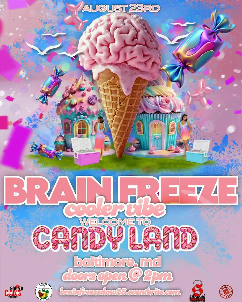 Brain Freeze flyer or graphic.