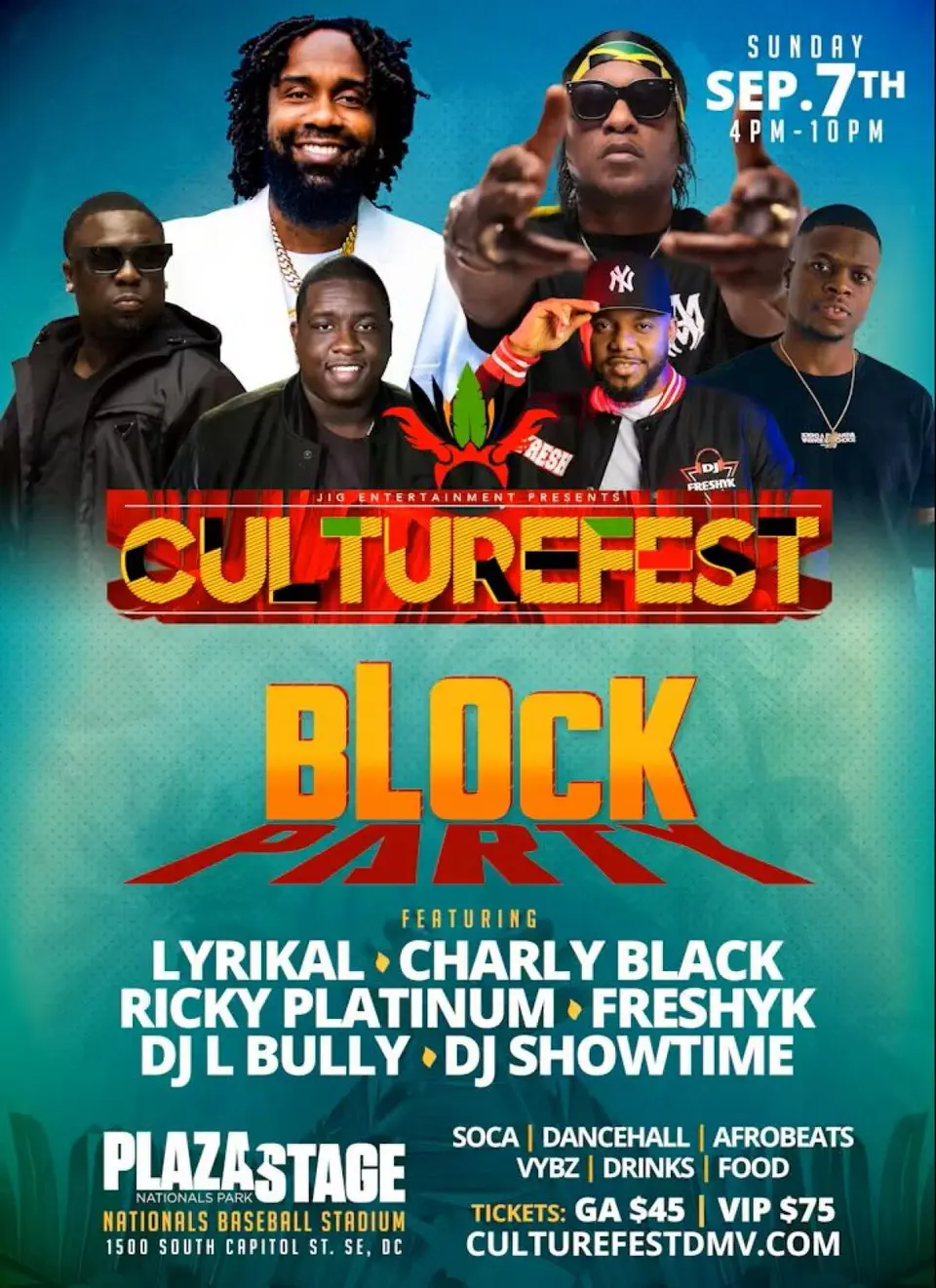 CultureFest Block Party flyer or graphic.