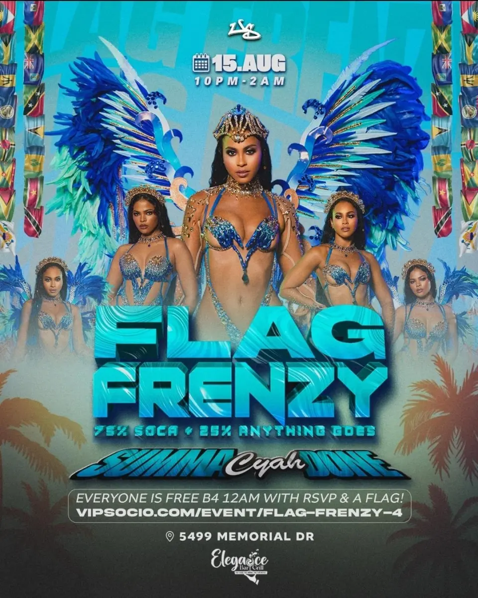 Flag Frenzy Summa Cyah Done flyer or graphic.