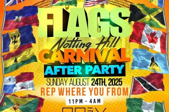 Flags: Notting Hill Carnival After Party