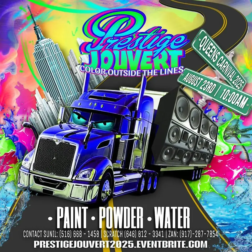 Prestige Jouvert flyer or graphic.
