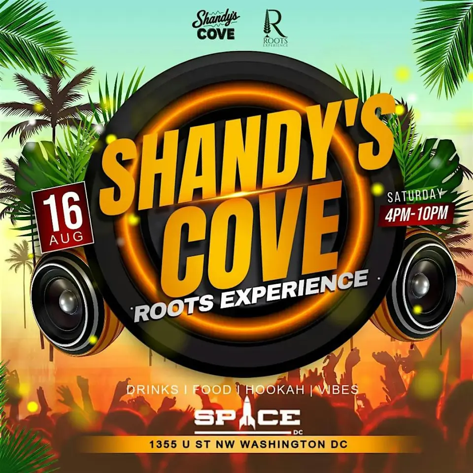 Shandy’s Cove: Roots Experience flyer or graphic.