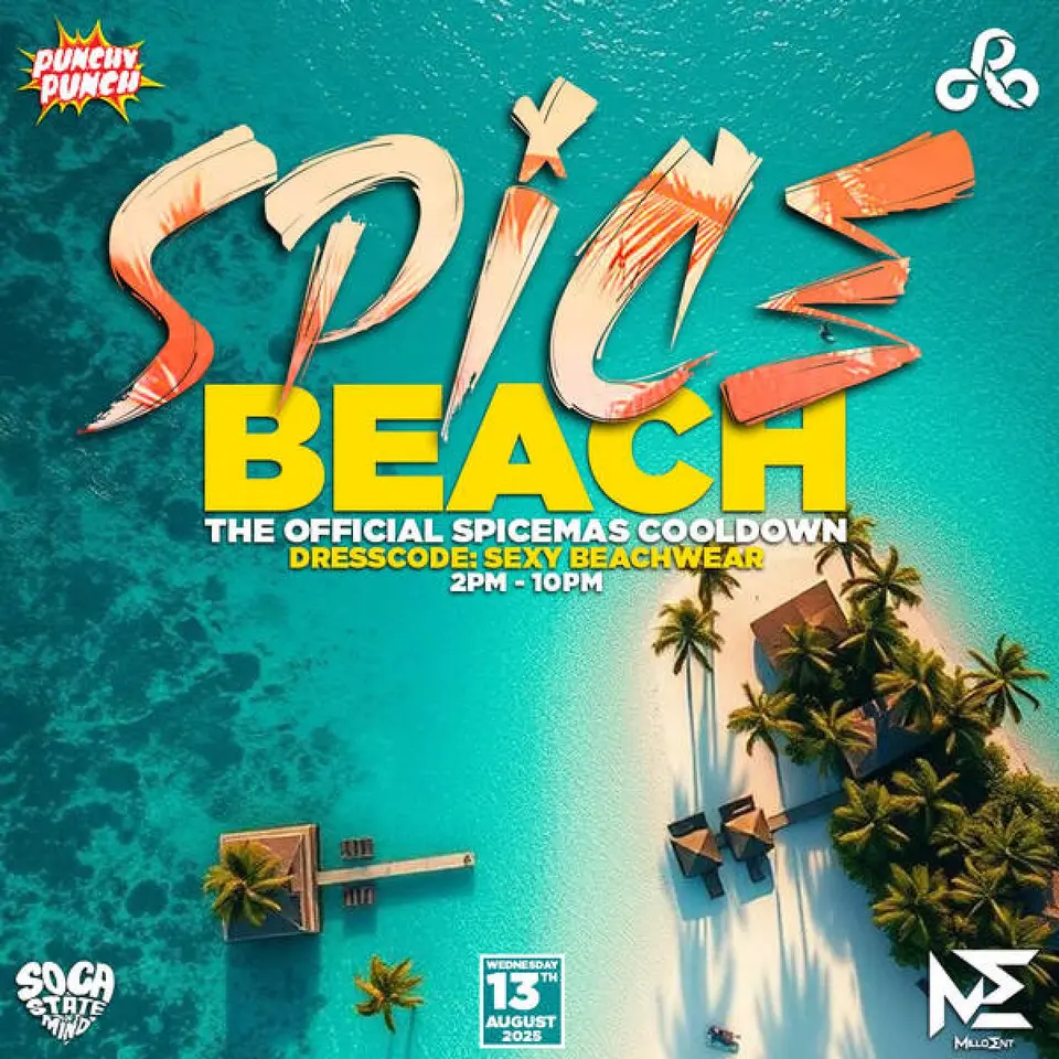 Spice Beach flyer or graphic.