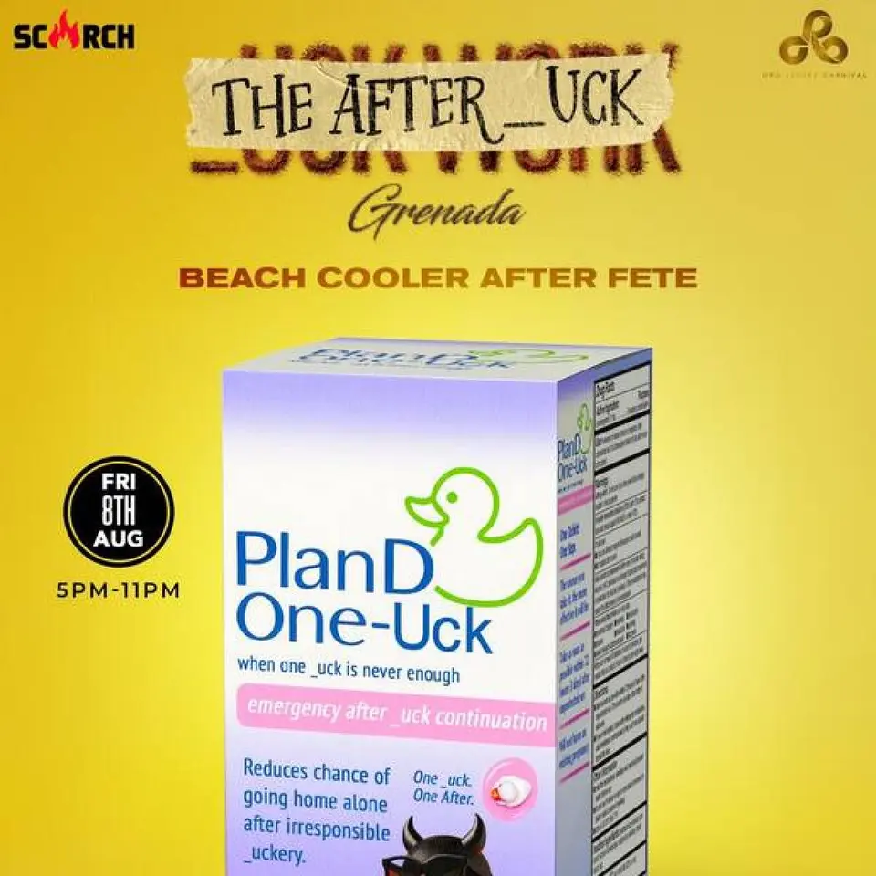 The After _uck flyer or graphic.