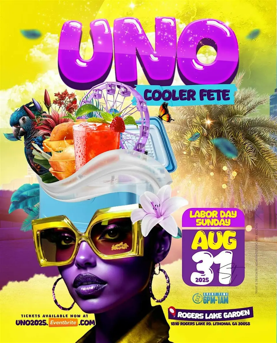 UNO Cooler Fete flyer or graphic.