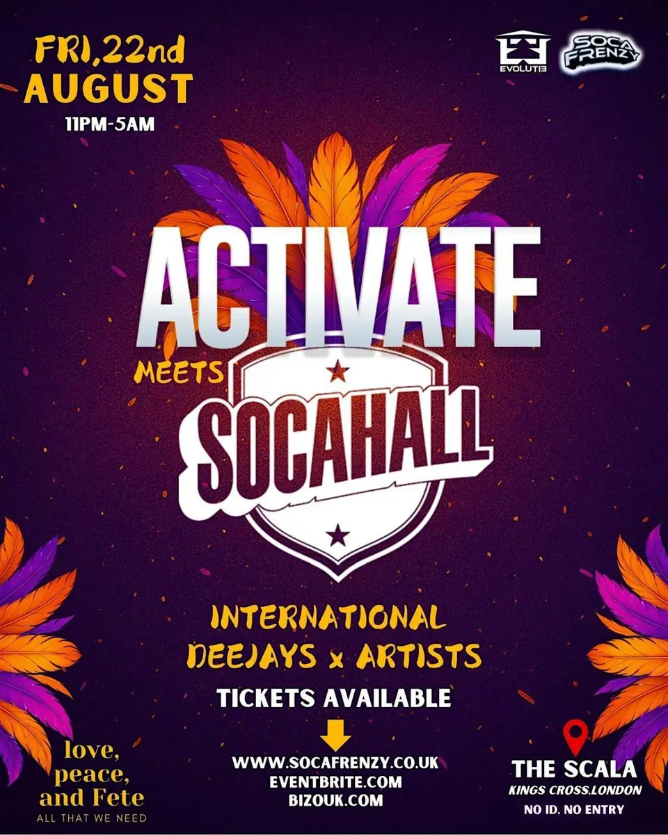 Activate Meets Socahall flyer or graphic.