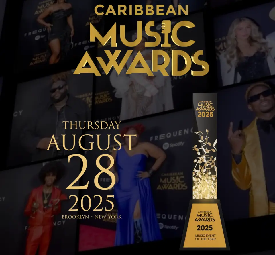 Caribbean Music Awards flyer or graphic.