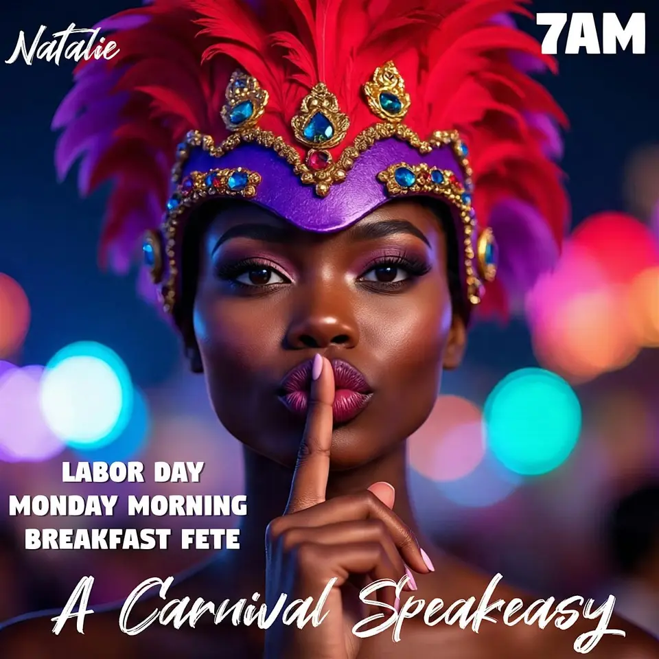 Carnival Speakeasy - The Breakfast Fete flyer or graphic.