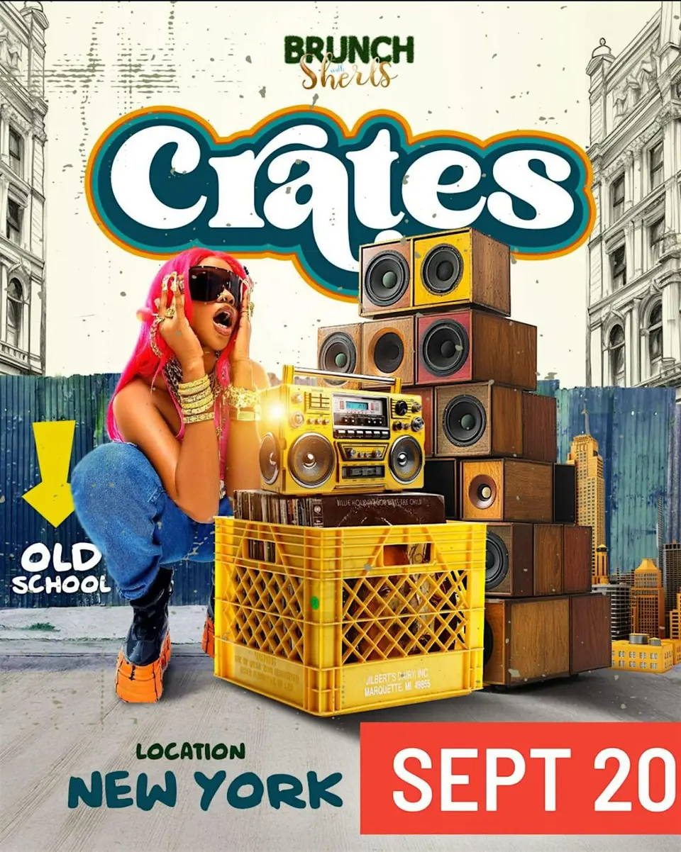 Crates flyer or graphic.