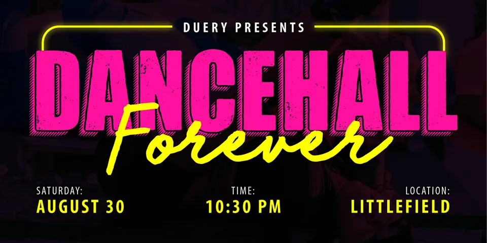 Dancehall Forever flyer or graphic.
