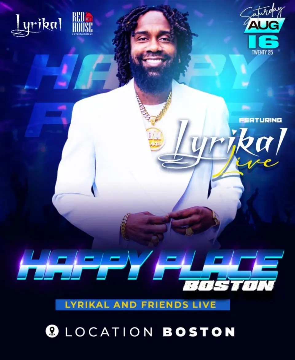 Happy Place Boston flyer or graphic.