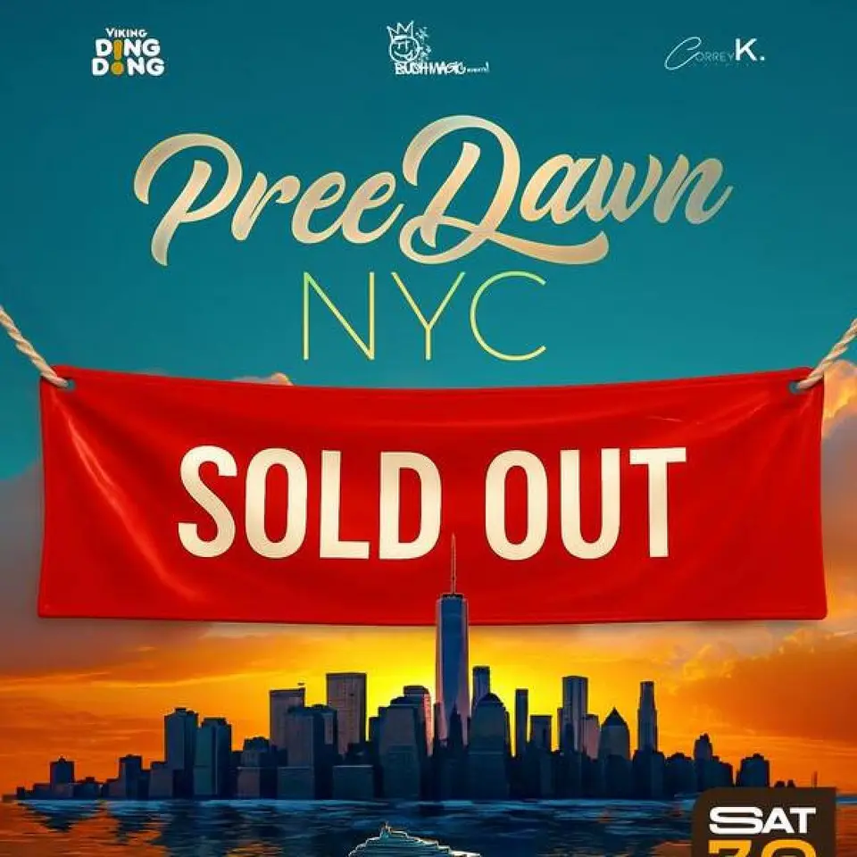 Pree Dawn NYC flyer or graphic.