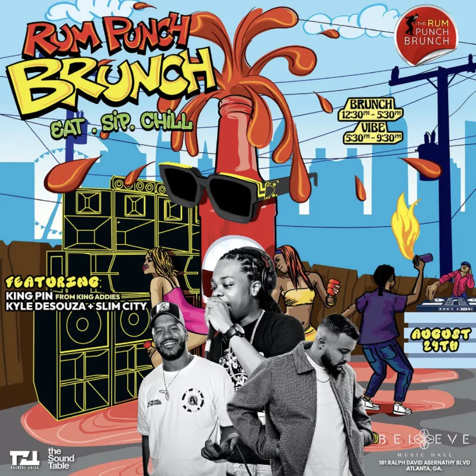 Rum Punch Brunch flyer or graphic.