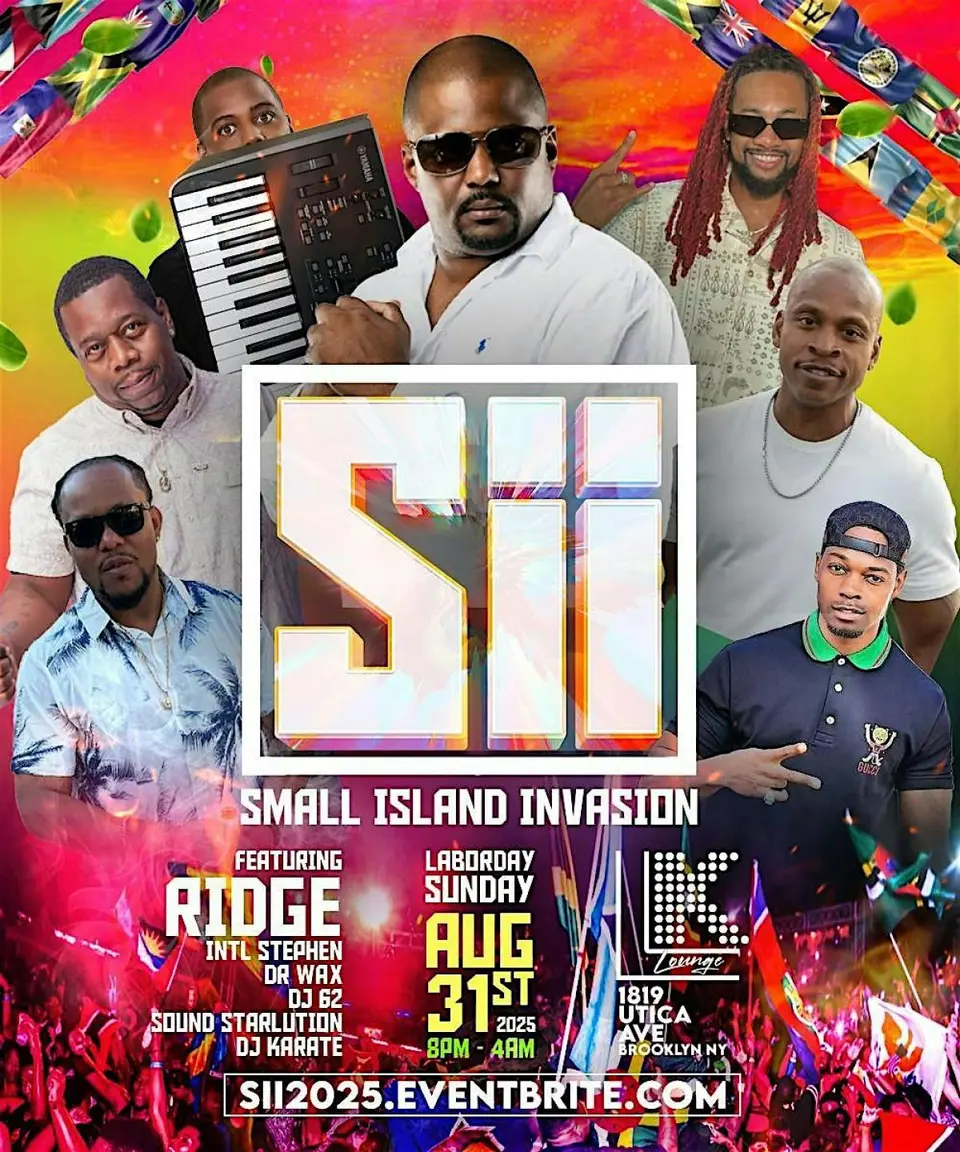 Small Island Invasion - SSI flyer or graphic.
