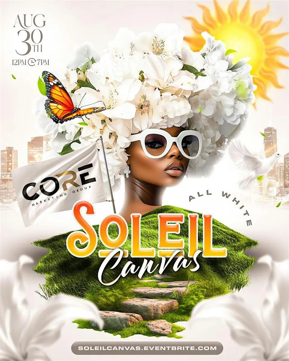 Soleil Canvas flyer or graphic.