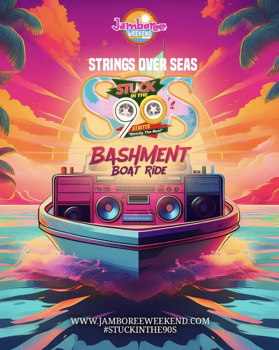Strings Over Seas flyer or graphic.