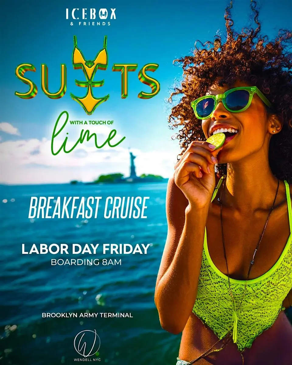 SUITS: With a Touch of LIME flyer or graphic.