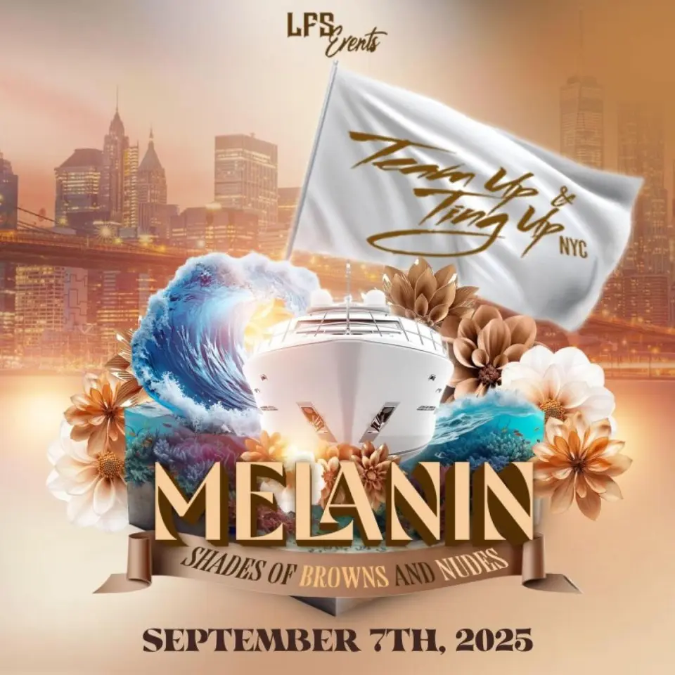 Team Up & Ting Up Melanin flyer or graphic.