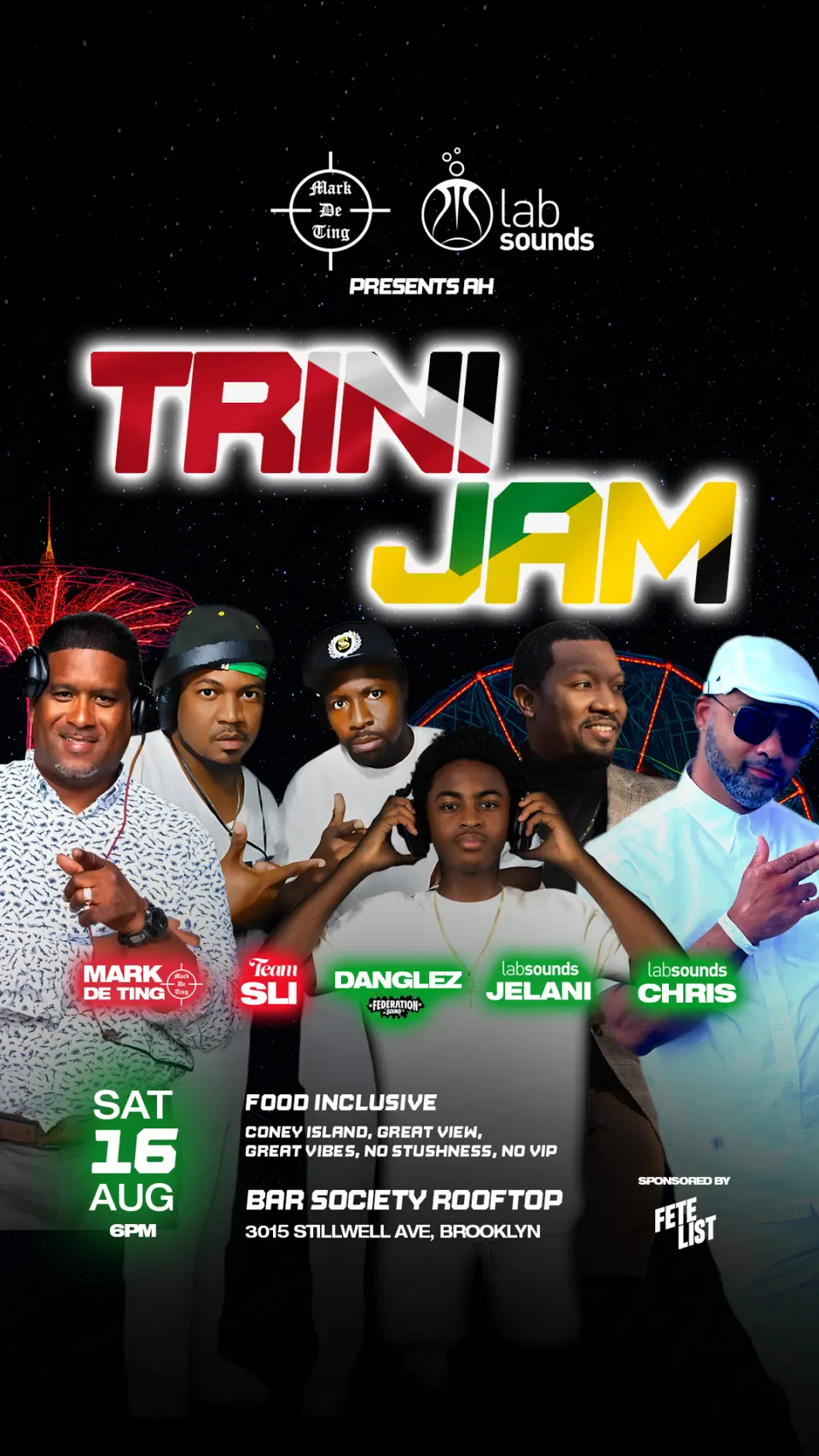 Trini Jam flyer or graphic.