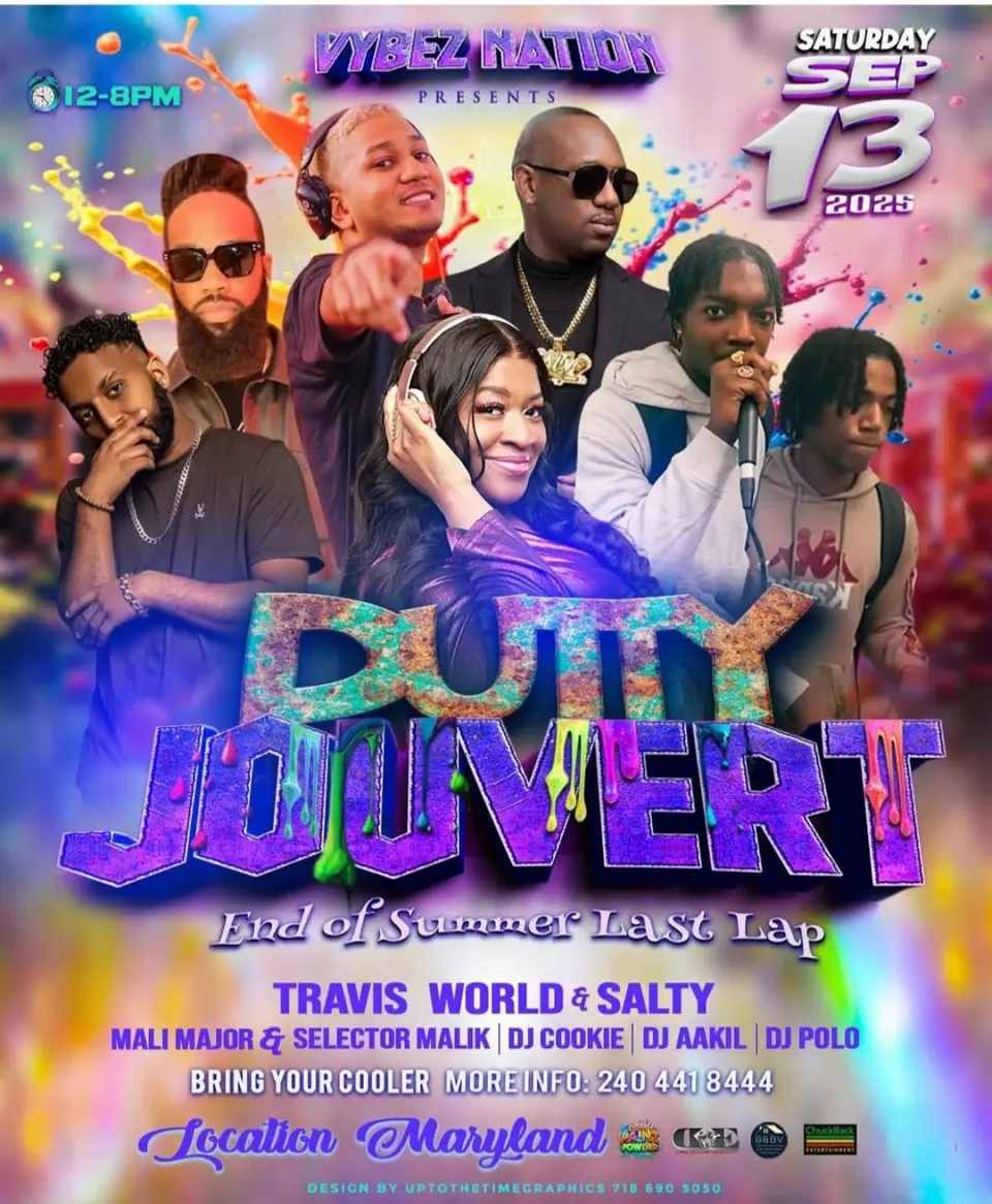 Dutty Jouvert  flyer or graphic.