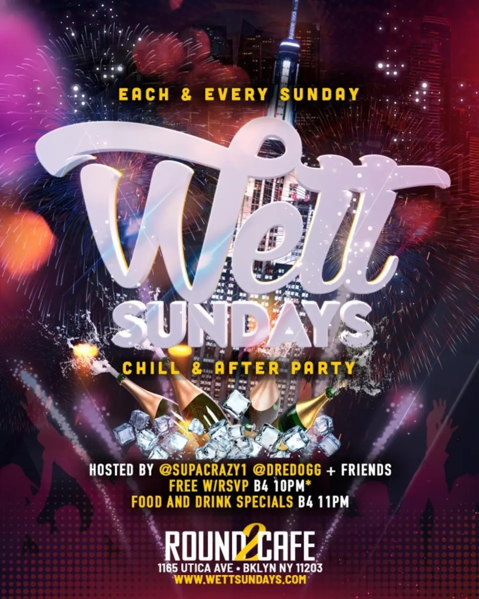Wett Sundays Summer Fling flyer or graphic.