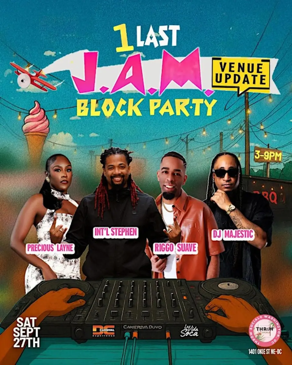 1 Last J.A.M - Block Party flyer or graphic.