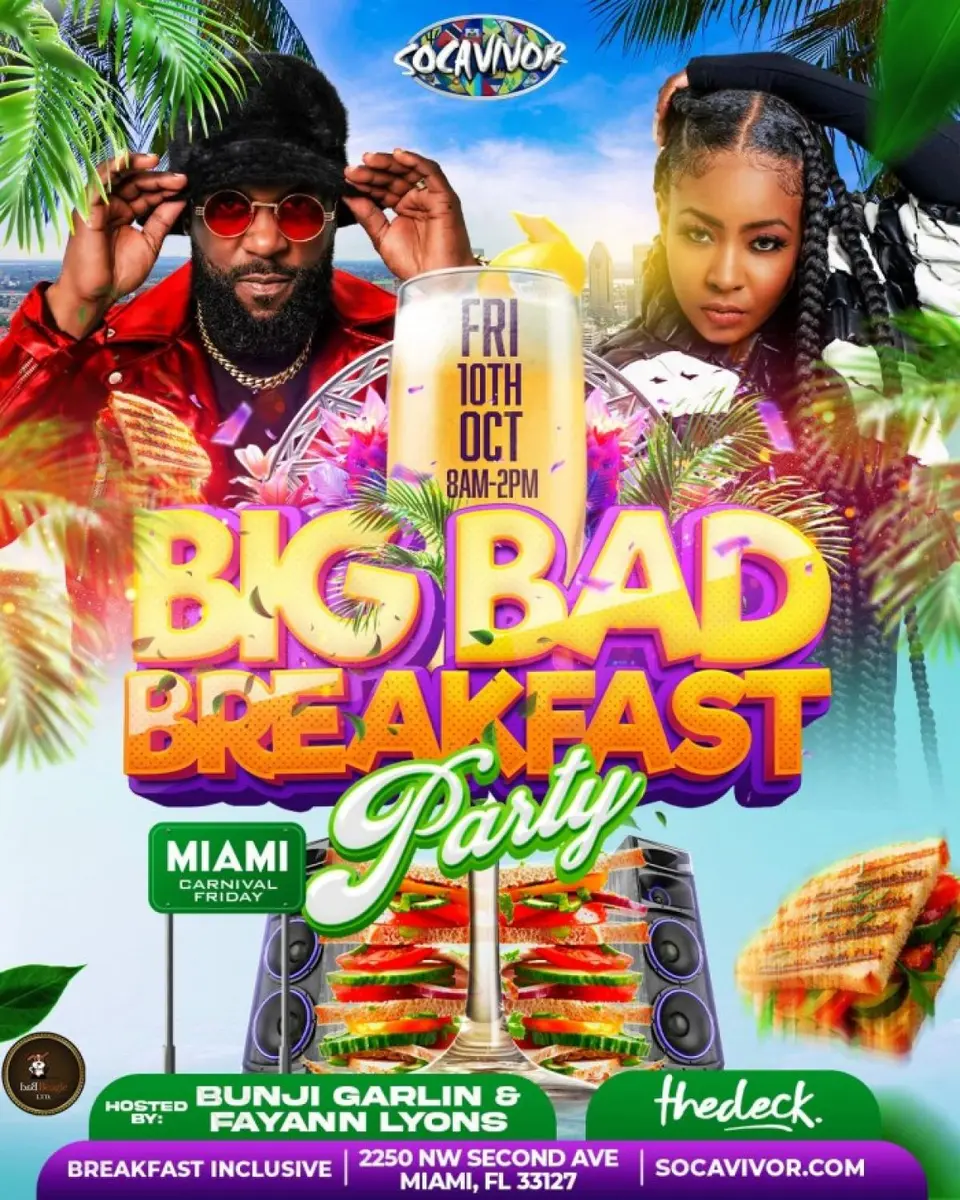 Big Bad Breakfast flyer or graphic.
