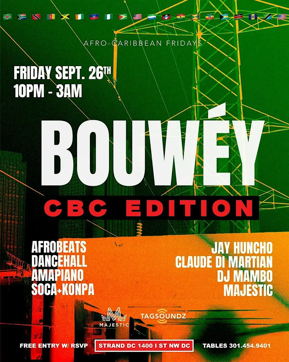 Bouwey  flyer or graphic.