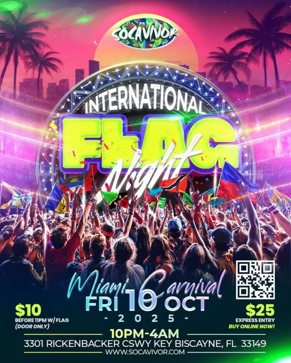 International Flag Night flyer or graphic.