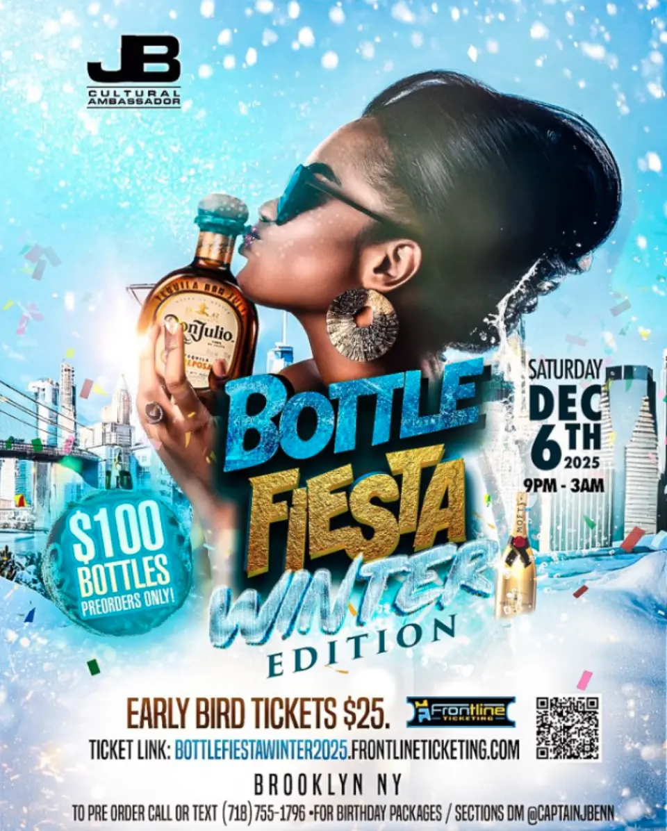 Bottles Fiesta Winter Edition flyer or graphic.