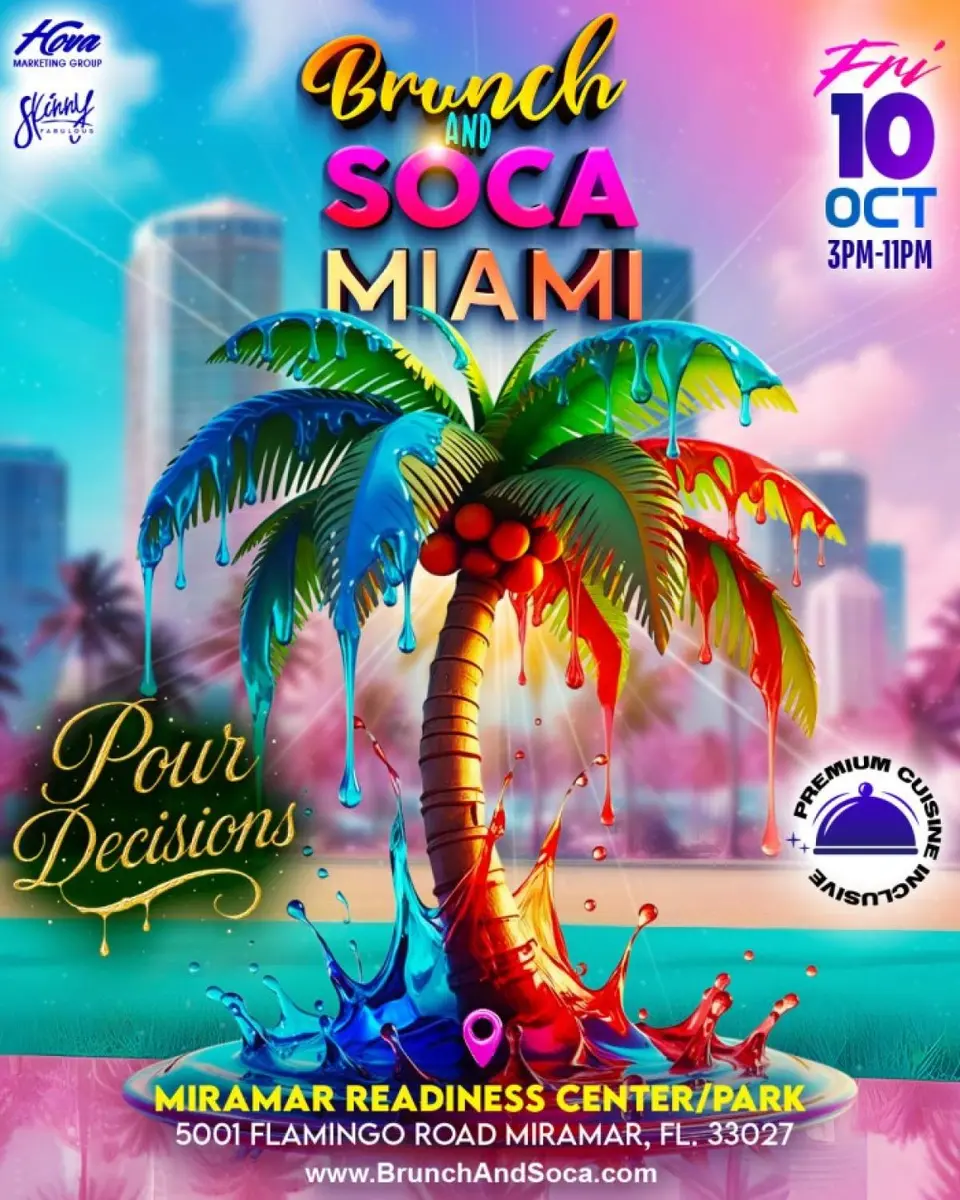 Brunch And Soca flyer or graphic.