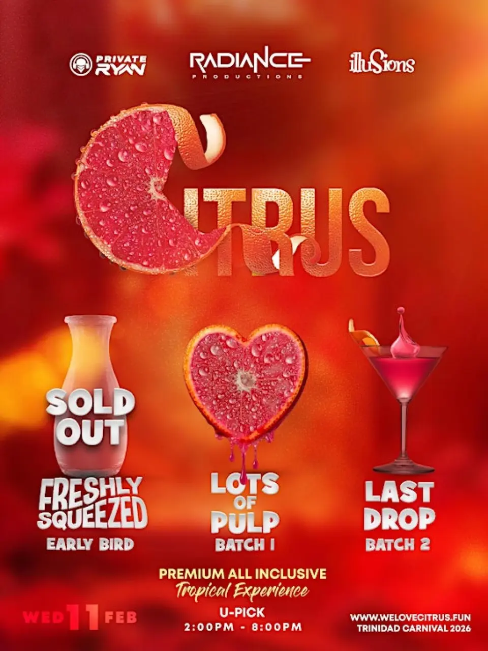 Citrus flyer or graphic.