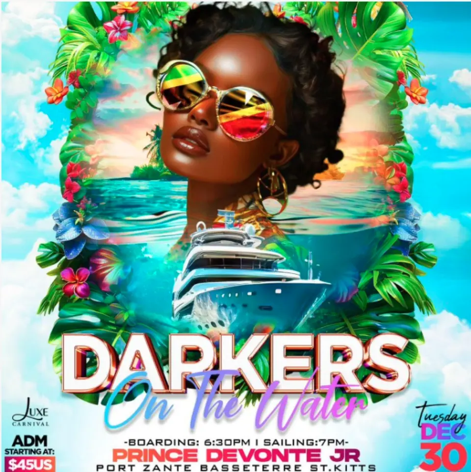 Darkers On The Water flyer or graphic.