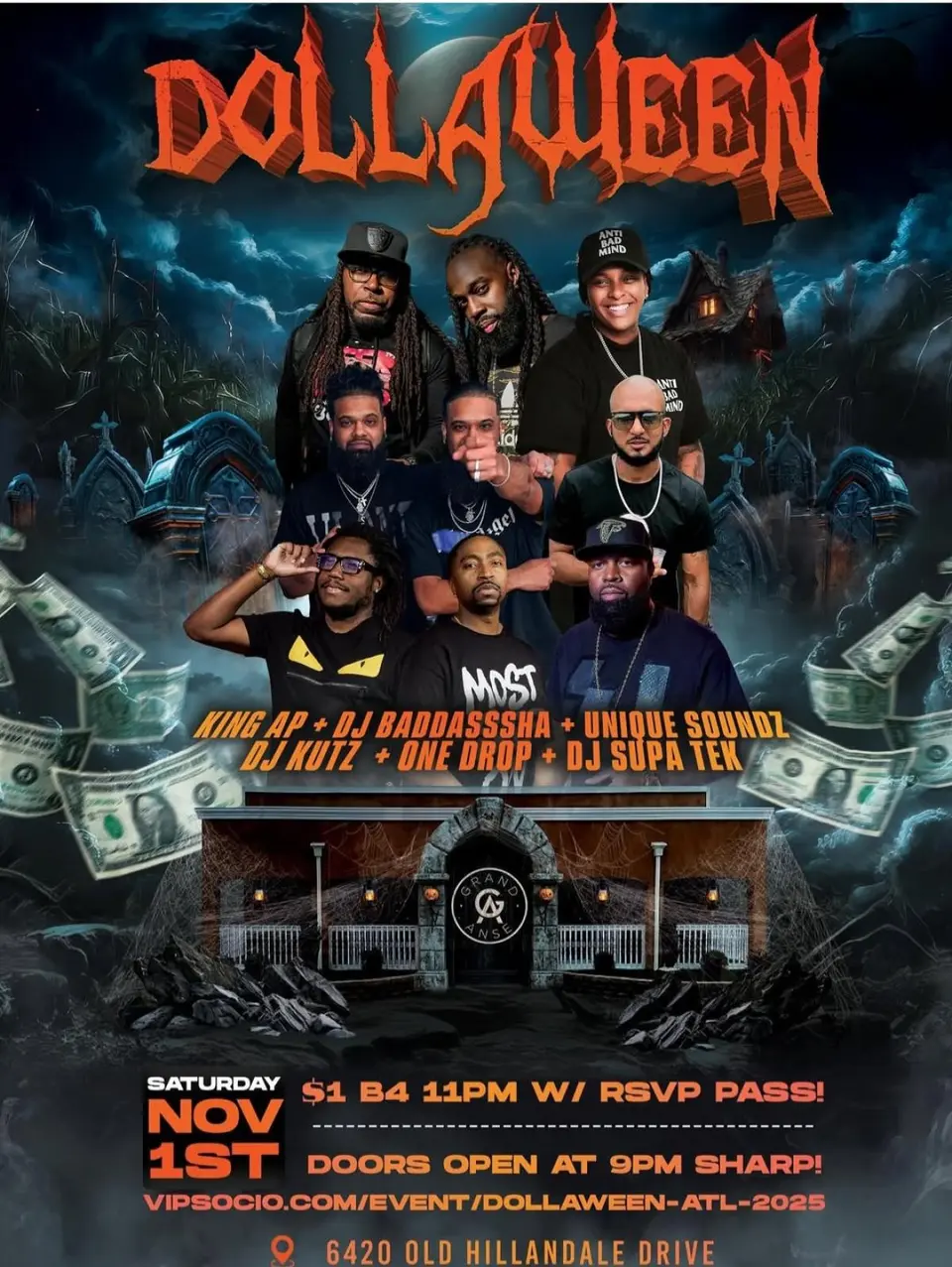 Dollaween flyer or graphic.