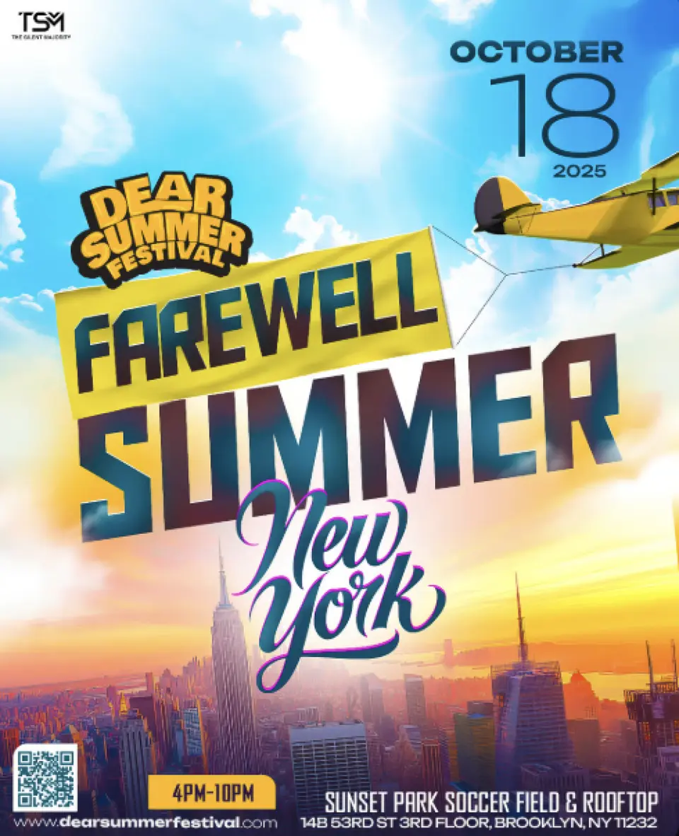 Farewell Summer flyer or graphic.
