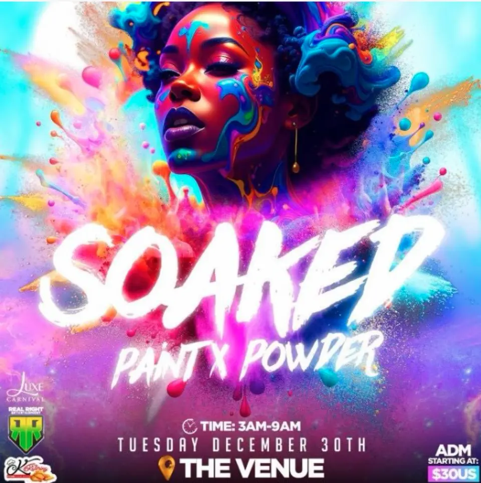 Soaked flyer or graphic.