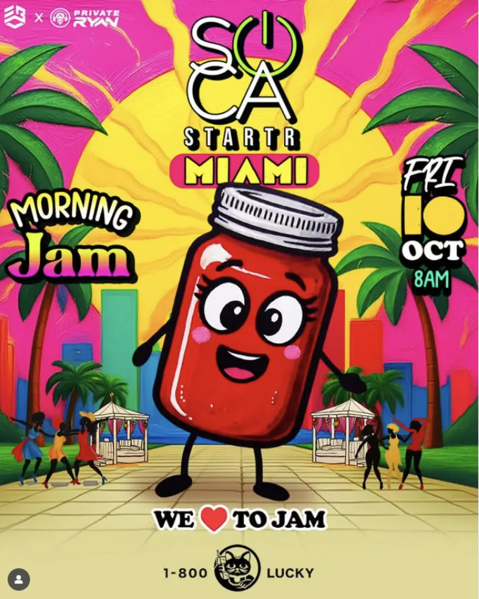 Soca Starter flyer or graphic.