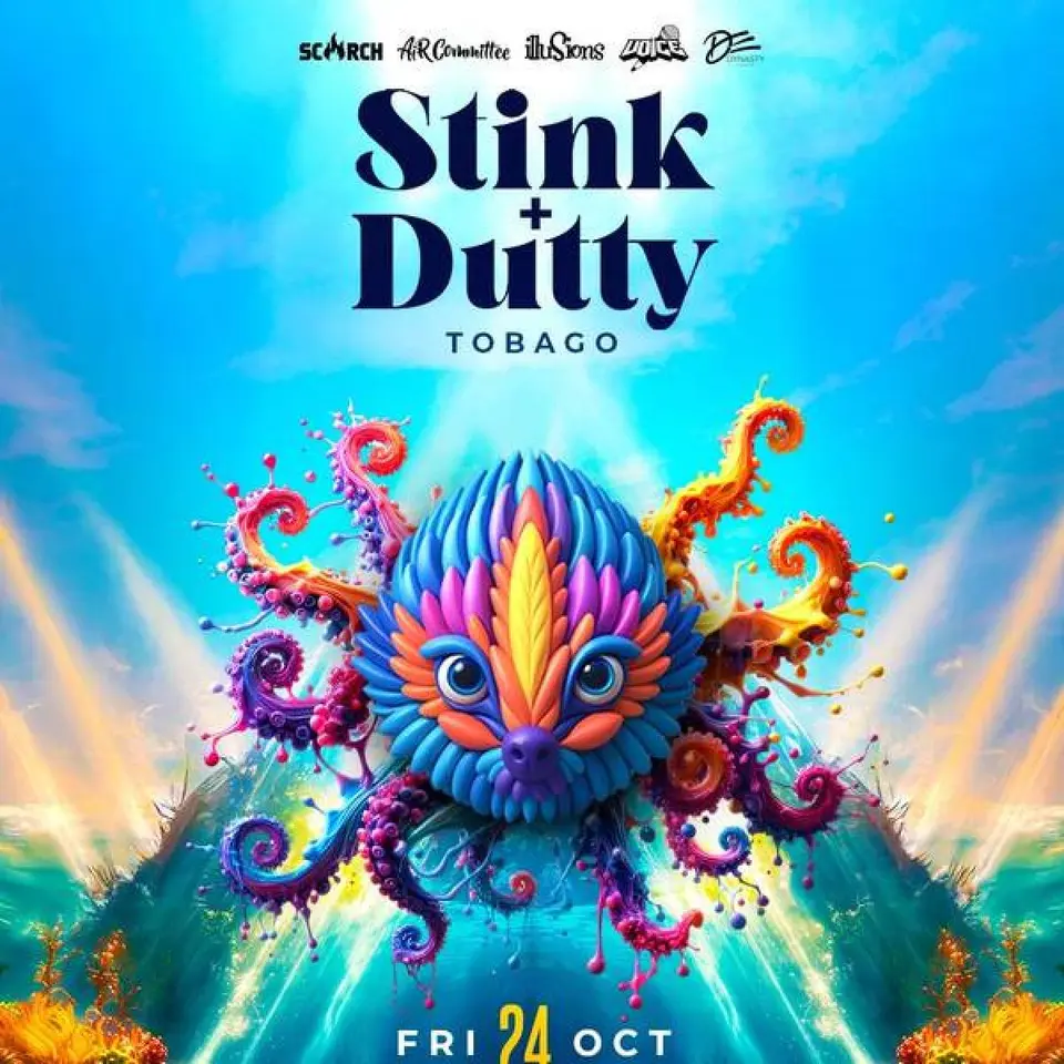 Stink + Dutty flyer or graphic.