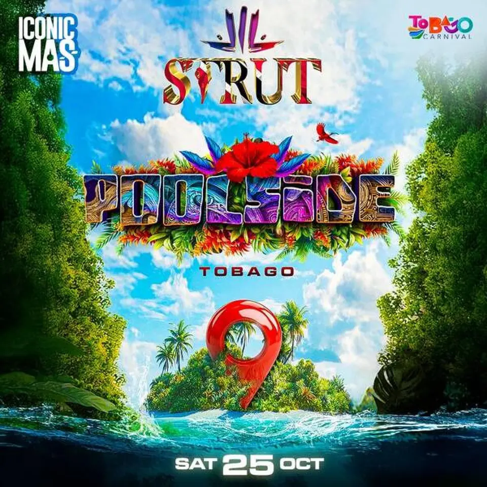 Strut Poolside flyer or graphic.