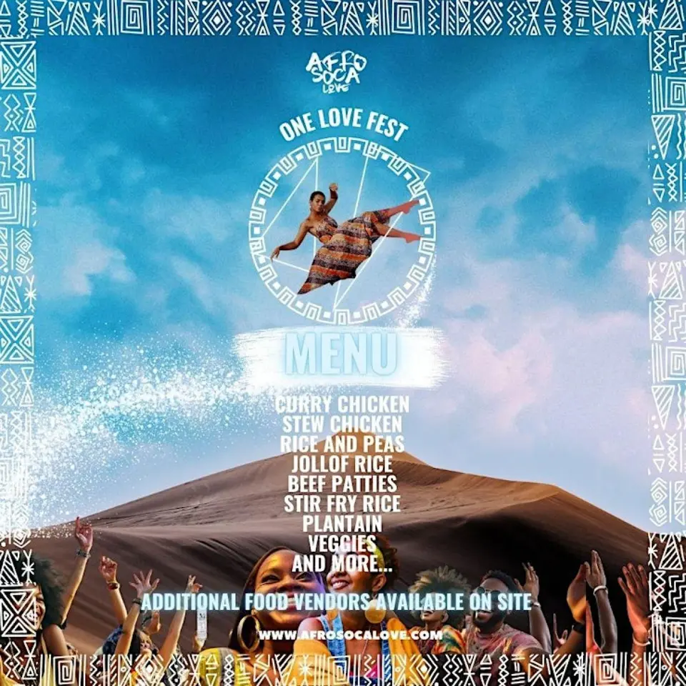 AfroSocaLove : Boston One Love Festival (Feat Maga Stories ) flyer or graphic.
