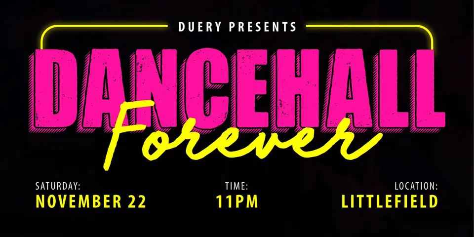 Dancehall Forever flyer or graphic.